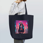 スチームパンクなお店やサンのサイバーパンクな少女　ルーシャ Tote Bag