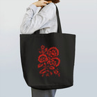  @Petrykivka Japan       💙  💛   ウクライナ伝統画法の赤の涙　ウクライナの思い Tote Bag