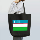 お絵かき屋さんのウズベキスタンの国旗 Tote Bag