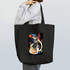 qnote_catsのりぼん_おやつ Tote Bag