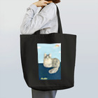 Moët_galleryのまるで伏虎像なネコ（旅するネコ/和歌山県） トートバッグ