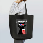 SugarWaterCat SHOPの映画 黒猫 3D CINEMA CAT ねこ ネコ Tote Bag