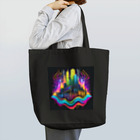 のんびりアート工房のサイバーパンク都市 Tote Bag