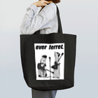 paz&sheetaのモノクロever ferret Tote Bag