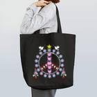 月夜のタツノオトシゴのPeace for children in Gaza and Ukraine Tote Bag