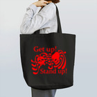 『NG （Niche・Gate）』ニッチゲート-- IN SUZURIのGet Up! Stand Up!(赤) トートバッグ