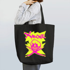 Ａ’ｚｗｏｒｋＳのRAKUGAKIXBONE PNKonYEL NEON Tote Bag