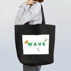 mayoi-chanのくしゃくしゃ！wave　グラフィックイラスト トートバッグ