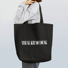 ヴィジュアル系ソー・ヤング OFFICIAL MERCH on SUZURIのVISUAL KEI SO YOUNG LOGO 001 Tote Bag