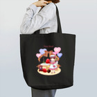 虹色珊瑚礁☆SUZURI店の苺ショートケーキ(name入り） Tote Bag