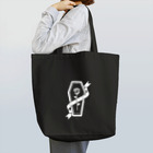 IENITY　/　MOON SIDEの【MOON SIDE】Rose Coffin  Ver.2 #White Tote Bag