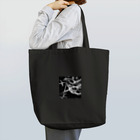コドモ デザインのDay444 crayon art black Tote Bag