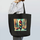 Artful Whiskersの都市のビート - 信号機のリズム Tote Bag