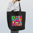 やま　イラストレーター　HEXA NET 販売美麗イラストレーター描きますのアイスクリーム Tote Bag