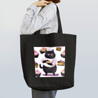 なまけものとみんなの太っちょ黒猫パティシエ Tote Bag