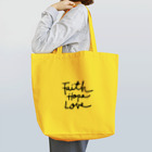 Christian-SheepHouseのFaith hope love ! Tote Bag