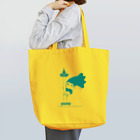 ERIKA RELAXのポールダンスリラ子ちゃん（緑） Tote Bag