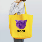 小鳥と映画館のロックなネコ Tote Bag