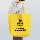 座敷ふくろうのKEEP CALM AND CARRY BROWNIE2 Tote Bag