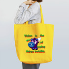 オリジナルデザインTシャツ　SMOKIN'のくるりんモクモックマC紫 Tote Bag