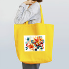 太陽の光に包まれて　Wrapped in Sunlightの華麗な菊の彩り Tote Bag