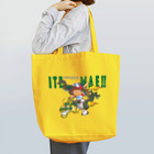 バッファ君  goods【近鉄バファローズ／1976-1996】の龍に跨がる！ITEMAE（緑） Tote Bag