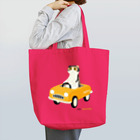 Quatre Illustrationのネコがのってみた♬ 01-1.ペダルカー Tote Bag