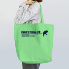FROG'S TERRA LTDのシルエット　ロゴ　ディープシーブルー Tote Bag