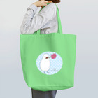 Cocotte Mottoのコスモスと文鳥 Tote Bag