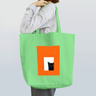 WAMI ARTの窓の外を見る猫オレンジ Tote Bag