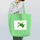 るんるんこぶたのかめとかめの説明 Tote Bag