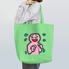 むてきんぐオリジナルグッズ販売所のピンクはげトートバック（あざぁーす） Tote Bag