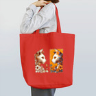 猫の世界のアールヌーボーな双子猫 Tote Bag