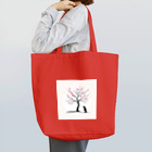 Green__teaのさくらとペンギン Tote Bag