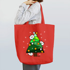 mkumakumaのニャンコの楽しいクリスマス トートバッグ