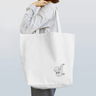sumiさんすすすずりのサックスのロゴ Tote Bag
