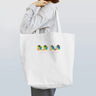 MolKaronの猫のＭｏｌとＫａｒｏｎ　虹色サングラス Tote Bag