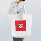 てづきゃっとのいちごばなねこ Tote Bag