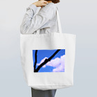 みずあめあいすのセミシルエット×青空 Tote Bag