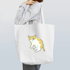 猫屋カエデの茶白猫おすわり Tote Bag