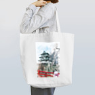 松や SUZURI店の弘前城散策 トートバッグ