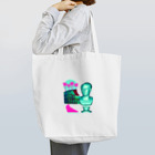 Vibin Designsのシーザーネオンローマコロシアムステッカー  おもしろ   写真  Tote Bag