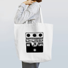 QUQU_WORKSのノーミュージックノーライフ ビッグマフデザイン ブラック Tote Bag