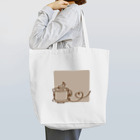 DECORの一筆書き風デザイン　カフェ Tote Bag