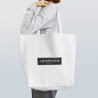 eomoteのeomoteのシンプルなロゴ（背景文字）が入ったトートバッグ（白） Tote Bag