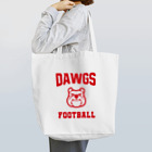 TEAM DAWGS STOREのDAWGS_RED Tote Bag