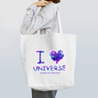 COSMOSIDEAのI♥UNIVERSEトートバッグ Tote Bag