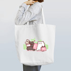 いろどりショップの「２ひきはチロムロ」お買い物トートバッグ（ショッピング_カラー） Tote Bag