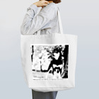 武蔵照陽荘のmonochrome Shiba Inu Tote Bag