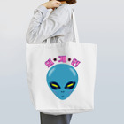 LalaHangeulの외계인(宇宙人) ハングルデザイン Tote Bag
